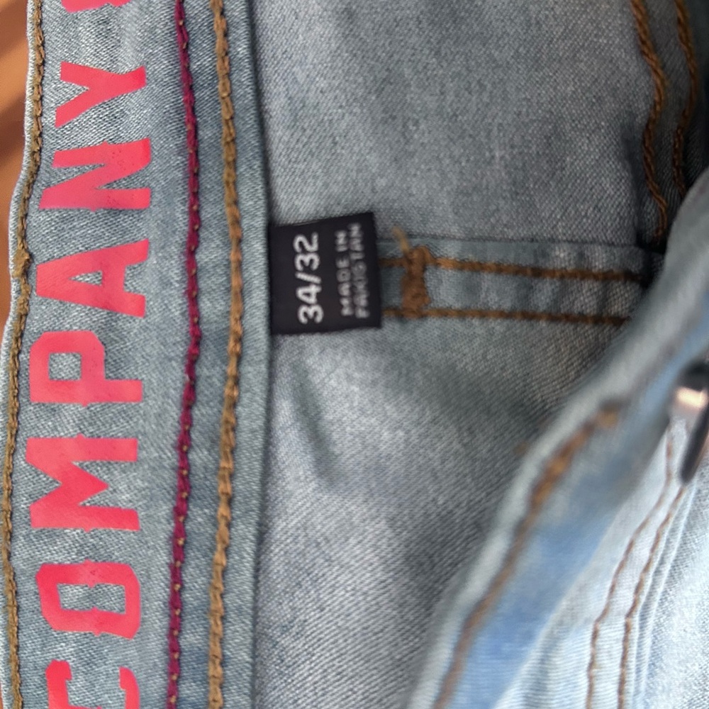 Men's Light Blue Jeans - Picture 3 of 4